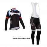 2014 Maillot Ciclismo Nalini Noir Manches Longues et Cuissard
