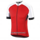 2016 Maillot Ciclismo Specialized Rouge et Blanc Manches Courtes et Cuissard