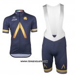 2017 Maillot Ciclismo Aqua Bleu Manches Courtes et Cuissard