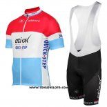 2017 Maillot Ciclismo Etixx Quick Step Champion Luxembourg Manches Courtes et Cuissard