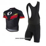 2017 Maillot Ciclismo Pearl Izumi Rouge et Noir Manches Courtes et Cuissard