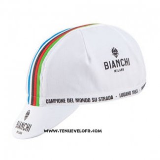 2018 Bianchi Casquette Ciclismo Blanc