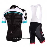 2018 Maillot Ciclismo Nalini Blanc et Noir Manches Courtes et Cuissard