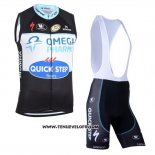 2019 Gilet Coupe-vent Quick Step Floors Noir Blanc