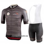 2019 Maillot Ciclismo Castelli UAE Tour Gris Manches Courtes et Cuissard