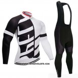 2019 Maillot Ciclismo Specialized Noir Blanc Manches Longues et Cuissard