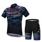 2020 Maillot Ciclismo Octos Bleu Manches Courtes et Cuissard