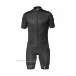 2021 Maillot Cyclisme Mavic Noir Manches Courtes et Cuissard 2021 Maillot Cyclisme Mavic Noir Manches Courtes et Cuissard