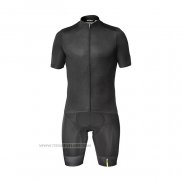 2021 Maillot Cyclisme Mavic Noir Manches Courtes et Cuissard