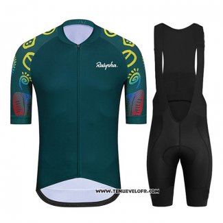 2021 Maillot Cyclisme Ralph Fonce Vert Manches Courtes et Cuissard