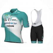 2024 Maillot Cyclisme Bardiani Csf Faizane Bleu Clair Manches Courtes Et Cuissard