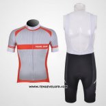 2011 Maillot Ciclismo Pearl Izumi Rouge et Gris Manches Courtes et Cuissard