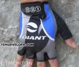 2012 Giant Gants Ete Ciclismo Bleu et Noir