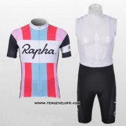 2012 Maillot Ciclismo Rapha Rouge et Blanc Manches Courtes et Cuissard