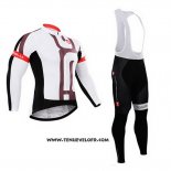 2015 Maillot Ciclismo Castelli Blanc Fuchsia Manches Longues et Cuissard