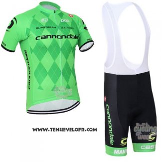 2016 Maillot Ciclismo Canonodale Vert Manches Courtes et Cuissard