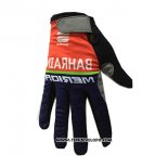 2017 Bahrain Merida Gants Doigts Longs Ciclismo