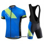 2017 Maillot Ciclismo Altura Sportive Bleu Manches Courtes et Cuissard