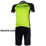 2017 Maillot Ciclismo Nalini Vert Manches Courtes et Cuissard