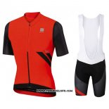 2017 Maillot Ciclismo Sportful R&d Ultraskin Rouge Manches Courtes et Cuissard