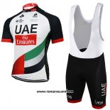 2017 Maillot Ciclismo UCI Mondo Champion UAE Blanc Manches Courtes et Cuissard