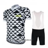 2017 Maillot Ciclismo Vold Blanc et Noir Manches Courtes et Cuissard