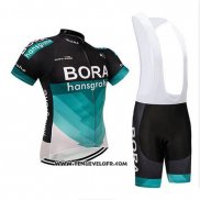 2018 Maillot Ciclismo Bora Noir et Teal Manches Courtes et Cuissard