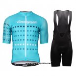 2018 Maillot Ciclismo Campagnolo Azur Manches Courtes et Cuissard