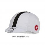 2018 Sky Casquette Ciclismo Blanc