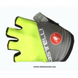 2020 Castelli Gants Ete Ciclismo Gris Jaune