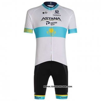 2020 Maillot Ciclismo Astana Champion Kazako Manches Courtes et Cuissard