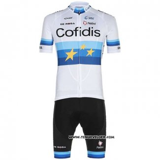 2020 Maillot Ciclismo Cofidis Champion Europe Manches Courtes et Cuissard