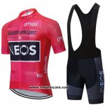 2020 Maillot Ciclismo Ineos Rose Noir Manches Courtes et Cuissard