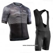 2020 Maillot Ciclismo Northwave Gris Noir Manches Courtes et Cuissard