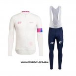 2020 Maillot Ciclismo Rapha Blanc Manches Longues et Cuissard
