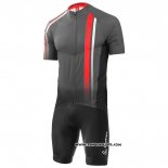 2020 Maillot Cyclisme Loffler Noir Blanc Rouge Manches Courtes et Cuissard