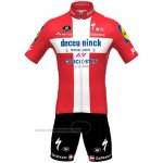 2021 Maillot Cyclisme Deceuninck Quick Step Champion Danemark Manches Courtes et Cuissard