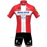 2021 Maillot Cyclisme Deceuninck Quick Step Champion Danemark Manches Courtes et Cuissard