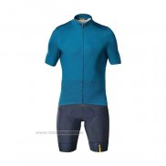 2021 Maillot Cyclisme Mavic Bleu Manches Courtes et Cuissard