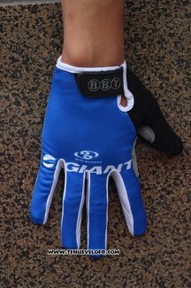 2014 Giant Gants Doigts Longs Ciclismo Bleu