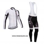 2014 Maillot Ciclismo Nalini Noir et Rouge Manches Longues et Cuissard