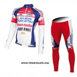 2015 Maillot Ciclismo Androni Giocattoli Blanc Manches Longues et Cuissard