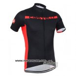 2016 Maillot Ciclismo Castelli Noir Rouge Manches Courtes et Cuissard