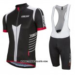 2016 Maillot Ciclismo Nalini Gris et Noir Manches Courtes et Cuissard