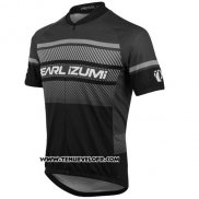 2016 Maillot Ciclismo Pearl Izumi Noir et Gris Manches Courtes et Cuissard