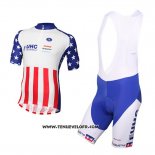 2016 Maillot Ciclismo United Healthcare Rouge et Blanc Manches Courtes et Cuissard