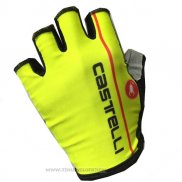 2017 Castelli Gants Ete Cyclisme Jaune