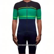 2017 Maillot Ciclismo MAAP Segment Pro Noir et Vert Manches Courtes et Cuissard