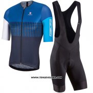 2017 Maillot Ciclismo Nalini Velodromo Bleu Manches Courtes et Cuissard