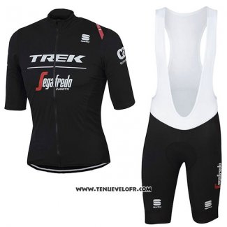 2017 Maillot Ciclismo Trek Segafredo Noir Manches Courtes et Cuissard